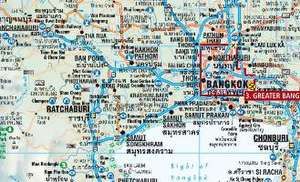 Thailand 1 : 1 500 000. Road Map + City Maps