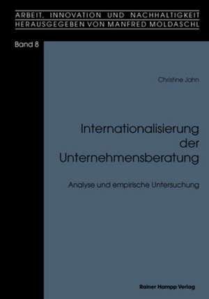 Internationalisierung der Unternehmensberatung de Christine Jahn