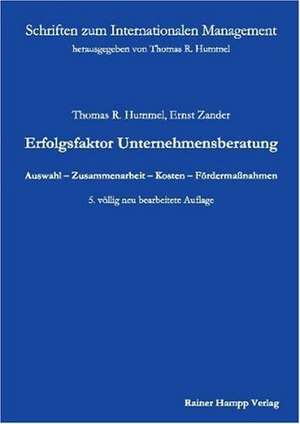 Erfolgsfaktor Unternehmensberatung de Thomas R. Hummel