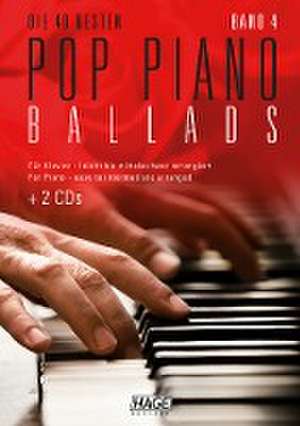 Pop Piano Ballads 4 (mit 2 CDs) de HAGE Musikverlag