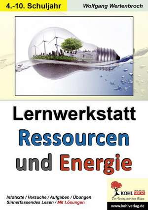 Lernwerkstatt Ressourcen & Energie de Georg Krämer