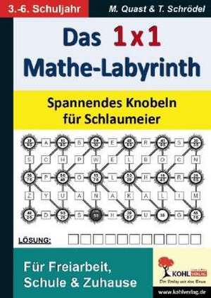 Das 1x1-Mathe-Labyrinth de Mirko Mieland