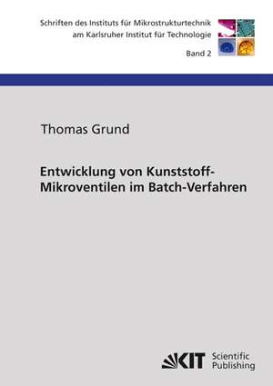 Entwicklung von Kunststoff-Mikroventilen im Batch-Verfahren de Thomas Grund