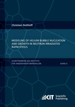 Modeling of Helium Bubble Nucleation and Growth in Neutron Irradiated RAFM Steels de Christian Dethloff