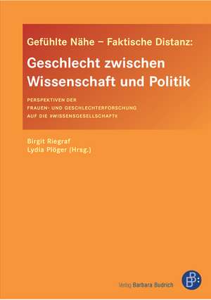 Geschlecht zwischen Wissenschaft und Politik de Lydia Plöger