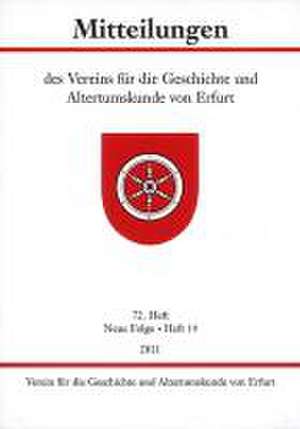 Mitteilungen des Vereins für die Geschichte und Altertumskunde von Erfurt