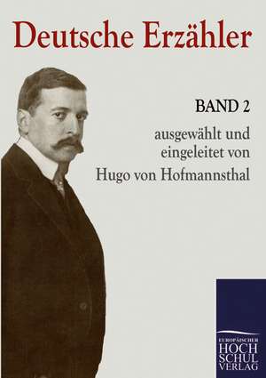 Deutsche Erzähler de Hugo Von Hofmannsthal