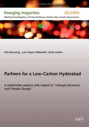 Partners for a Low-Carbon Hyderabad de Fritz Reusswig