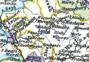 Historische Karte: DEUTSCHLAND zur Zeit der Hohenstaufen und bis 1273 (Plano) de Karl von Spruner