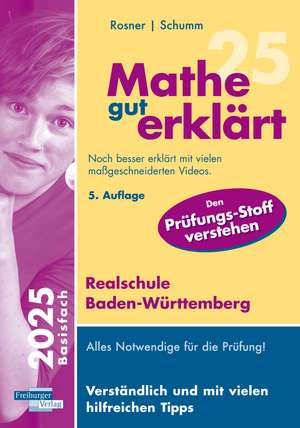 Mathe gut erklärt 2025 Realschule Baden-Württemberg de Helmut Gruber