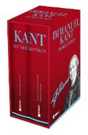 Die drei Kritiken: Kritik der reinen Vernunft, Kritik der praktischen Vernunft, Kritik der Urteilskraft de Immanuel Kant