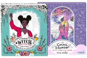 Modern Witch Tarot Coloring Book / Cosmic Slumber Tarot Coloring Books-Bundle. 2 Bände de Lisa Sterle