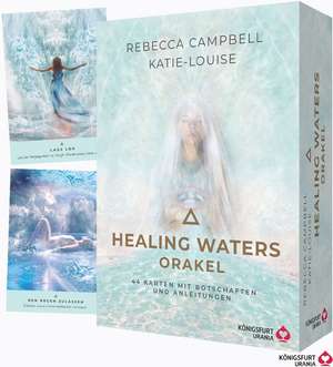 Healing Waters Orakel - 44 Karten mit Botschaften und Anleitungen de Rebecca Campbell