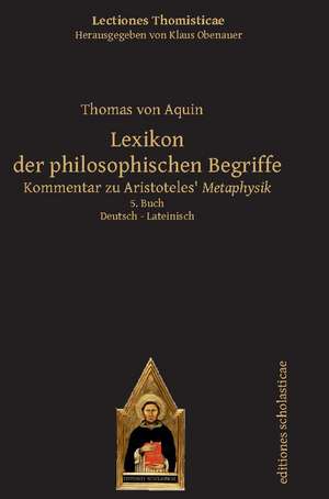 Lexikon der philosophischen Begriffe de Thomas Von Aquin