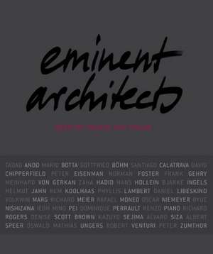 Eminent Architects – Seen by Ingrid von Kruse de Martha Thorne