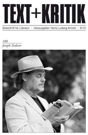 Joseph Zoderer de Heinz Ludwig Arnold