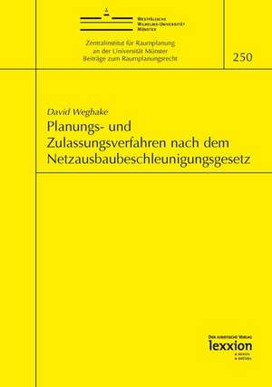 Planungs- und Zulassungsverfahren nach dem Netzausbaubeschleunigungsgesetz de David Weghake