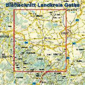 Landkreis Gotha 1 : 50 000 Rad- und Wanderkarte