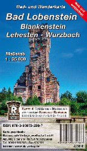 Bad Lobenstein - Blankenstein - Lehesten - Wurzbach 1:35 000 de Kkv Kartographische Kommunale Verlagsgesellschaft Mbh