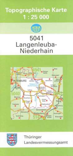 Langenleuba-Niederhain 1 : 25 000