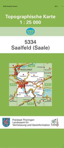 Saalfeld (Saale) 1 : 25 000