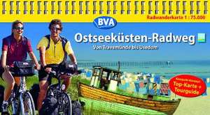 Ostseeküsten-Radweg Travemünde-Usedom 1 : 75 000