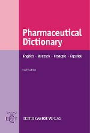 Pharmaceutical Dictionary de Anita Maas