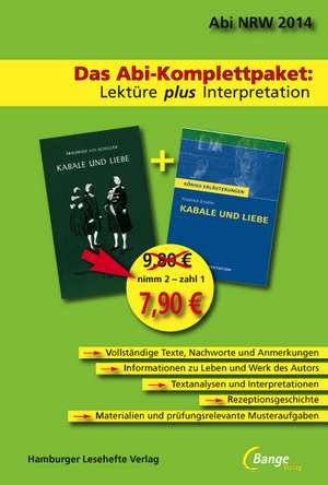 Kabale und Liebe - Das Abi-Komplettpaket: Lektüre plus Interpretation. de Friedrich Schiller