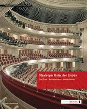 Staatsoper Unter den Linden de Landesdenkmalamt Berlin