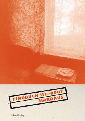 Findbuch WE-0007 de Frank Mardaus