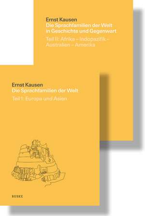 Die Sprachfamilien der Welt. 2 Bände de Ernst Kausen