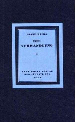 Historisch-Kritische Ausgabe sämtlicher Handschriften, Drucke und Typoskripte. Faksimile-Edition: Die Verwandlung de Franz Kafka