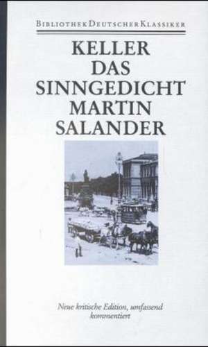 Sämtliche Werke. Historisch-Kritische Ausgabe / Gesammelte Werke / Züricher Novellen de Gottfried Keller