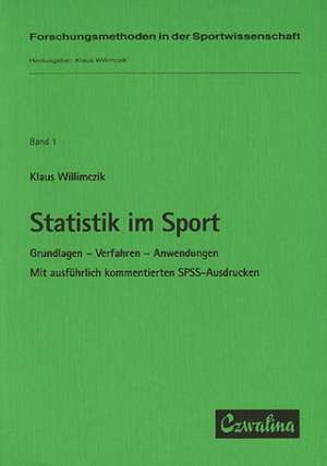 Statistik im Sport de Klaus Willimczik