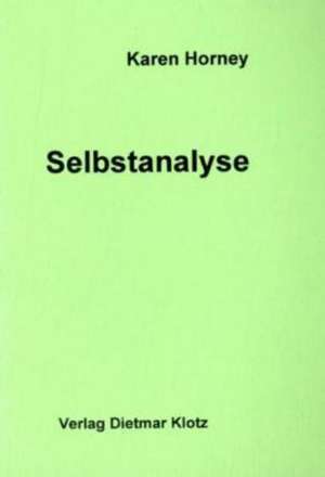 Selbstanalyse de Karen Horney