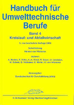 Handbuch für Umwelttechnische Berufe 4 de Bundesinstitut für Berufsbildung