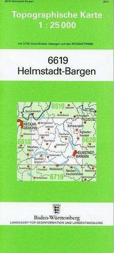 Helmstadt-Bargen 1 : 25 000