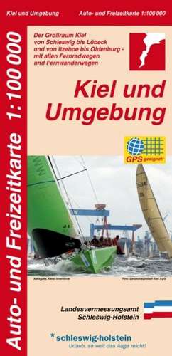 Auto- und Freizeitkarte Kiel und Umgebung 1 : 100 000