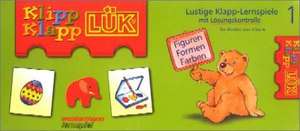 LÜK. Klipp-Klapp 1. Figuren, Formen, Farben de Angelika Zerle