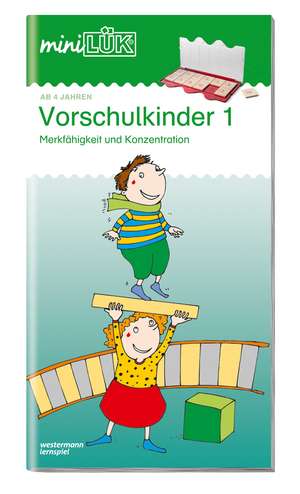 miniLÜK. Vorschulkinder 1 de Heinz Vogel