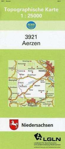 Aerzen 1 : 25 000. (TK 3921/N)