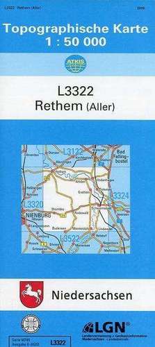 Rethem (Aller) 1 : 50 000. (TK 3322/N)