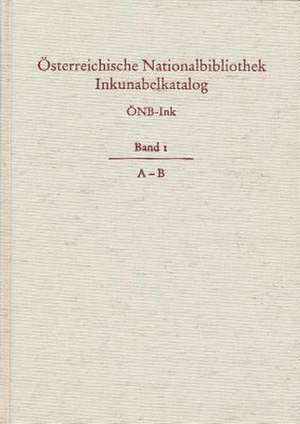 Osterreichische Nationalbibliothek Wien. Inkunabelkatalog. Onb-Ink de Otto Mazal