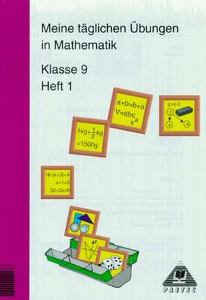 Meine täglichen Übungen in Mathematik Klasse 9 Heft 1 de Lutz Engelmann