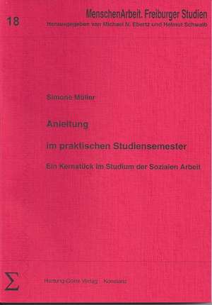 Anleitung im praktischen Studiensemester de Simone Müller