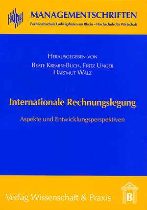 Internationale Rechnungslegung de Beate Kremin-Buch