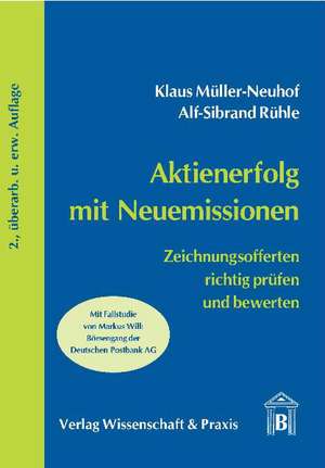 Aktienerfolg mit Neuemissionen de Klaus Müller-Neuhof