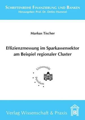 Effizienzmessung im Sparkassensektor am Beispiel regionaler Cluster de Markus Tischer