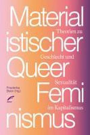 Materialistischer Queerfeminismus de Friederike Beier