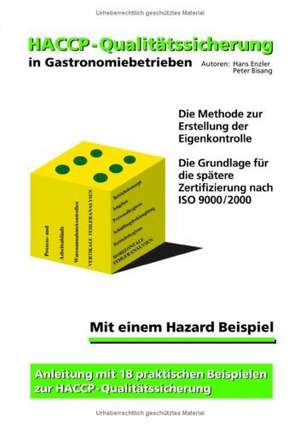 HACCP Qualitätssicherung in Gastronomiebetrieben de Hans Enzler